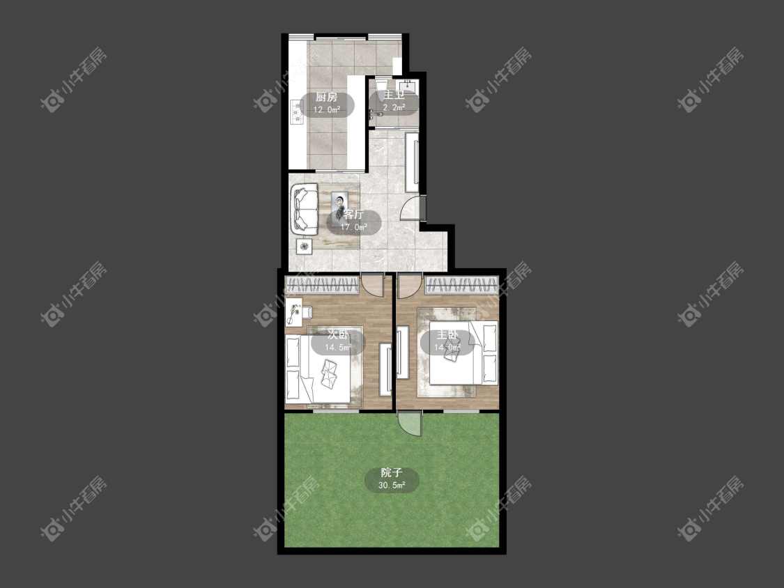 镇江龙凤新村在售二手房源户型图_小牛看房