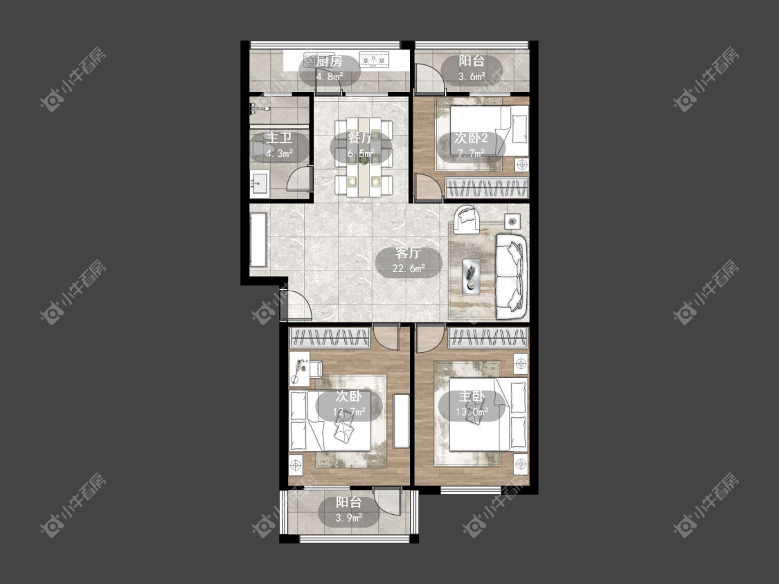 镇江万善园在售二手房源户型图_小牛看房