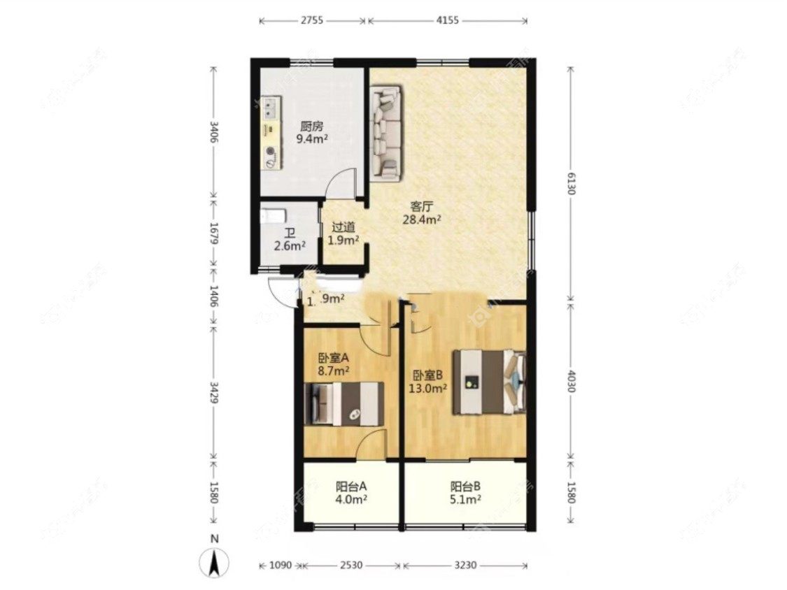 镇江紫薇花园(丹阳)在售二手房源_小牛看房