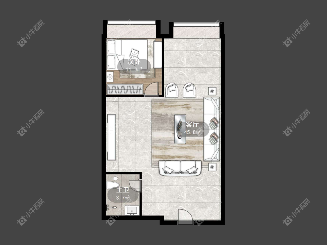 镇江吾悦广场（丹阳）在售二手房源户型图_小牛看房