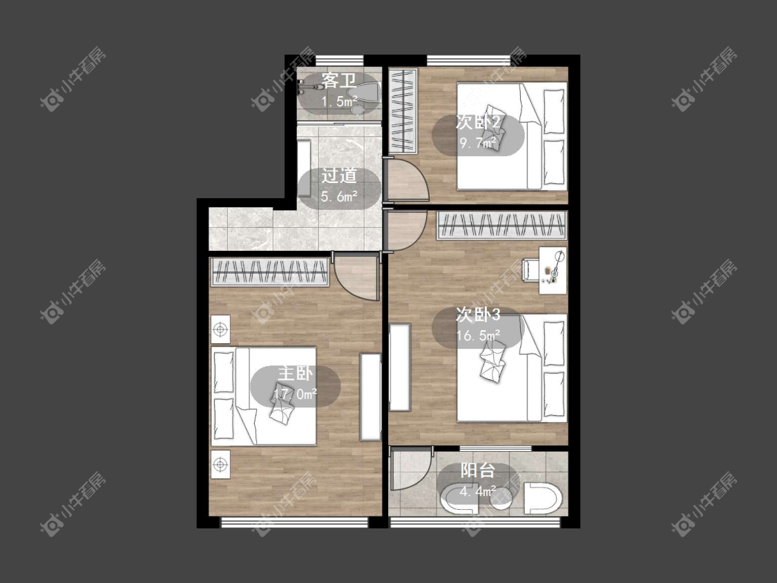 镇江东风新区在售二手房源户型图_小牛看房