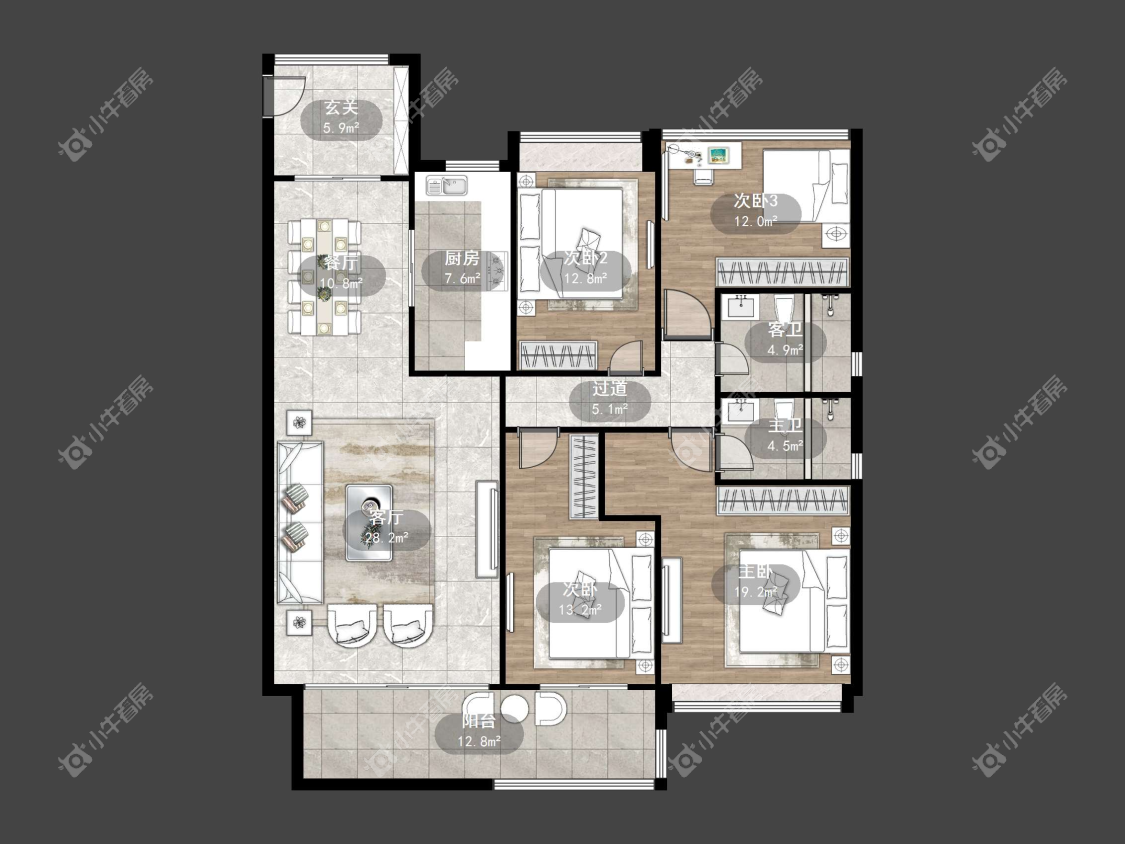 镇江凤熹台在售二手房源户型图_小牛看房