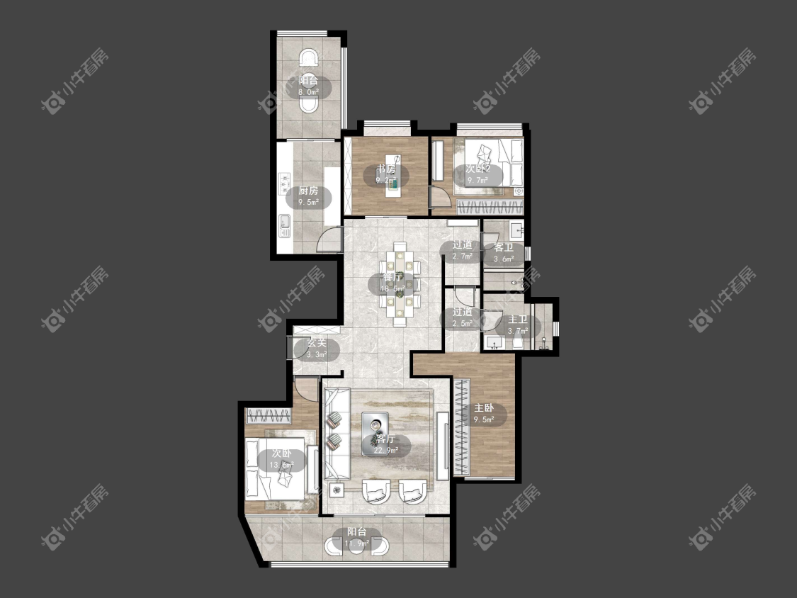 镇江碧桂园在售二手房源户型图_小牛看房
