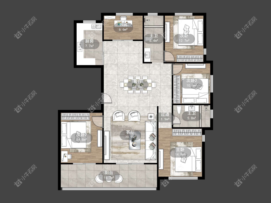镇江天怡紫宸在售二手房源户型图_小牛看房