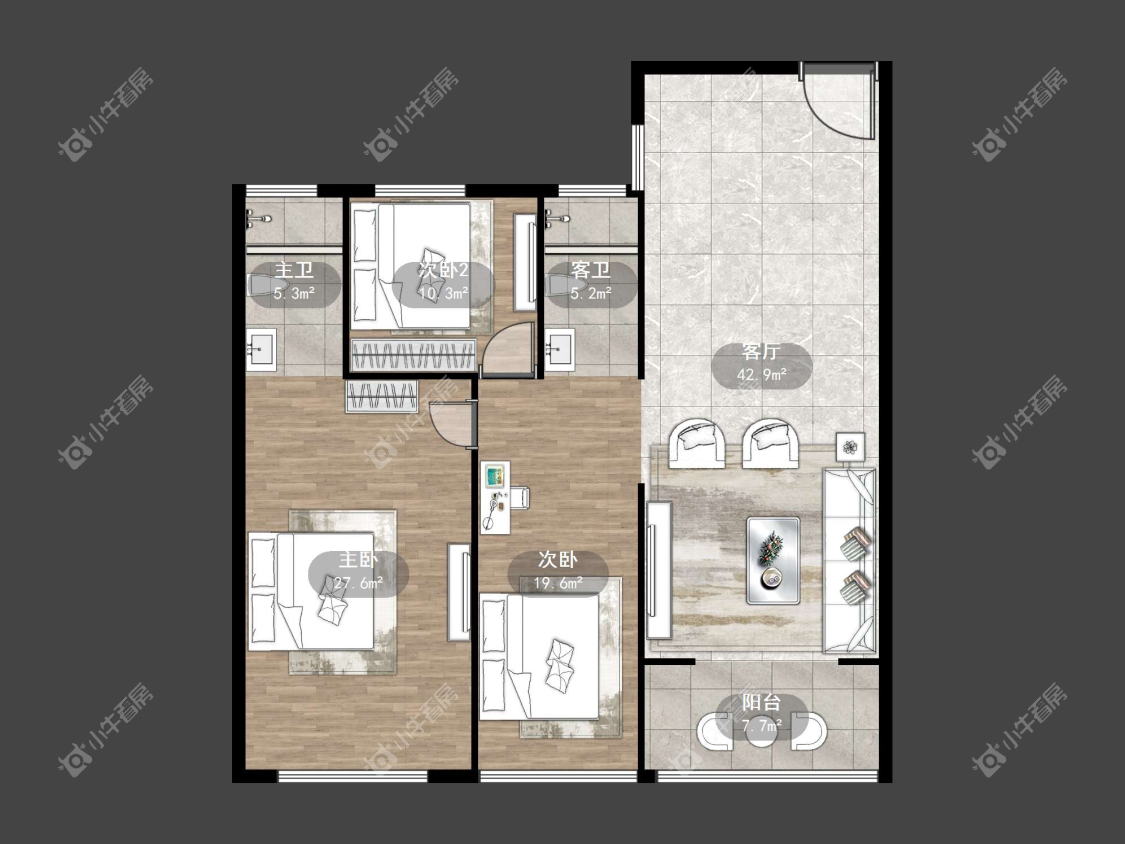 镇江大亚第一城在售二手房源户型图_小牛看房