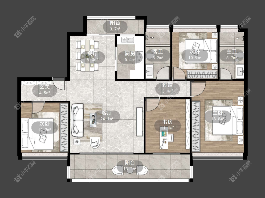 镇江凤熹台在售二手房源户型图_小牛看房