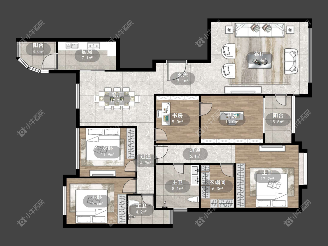 镇江恒大名都一期在售二手房源户型图_小牛看房