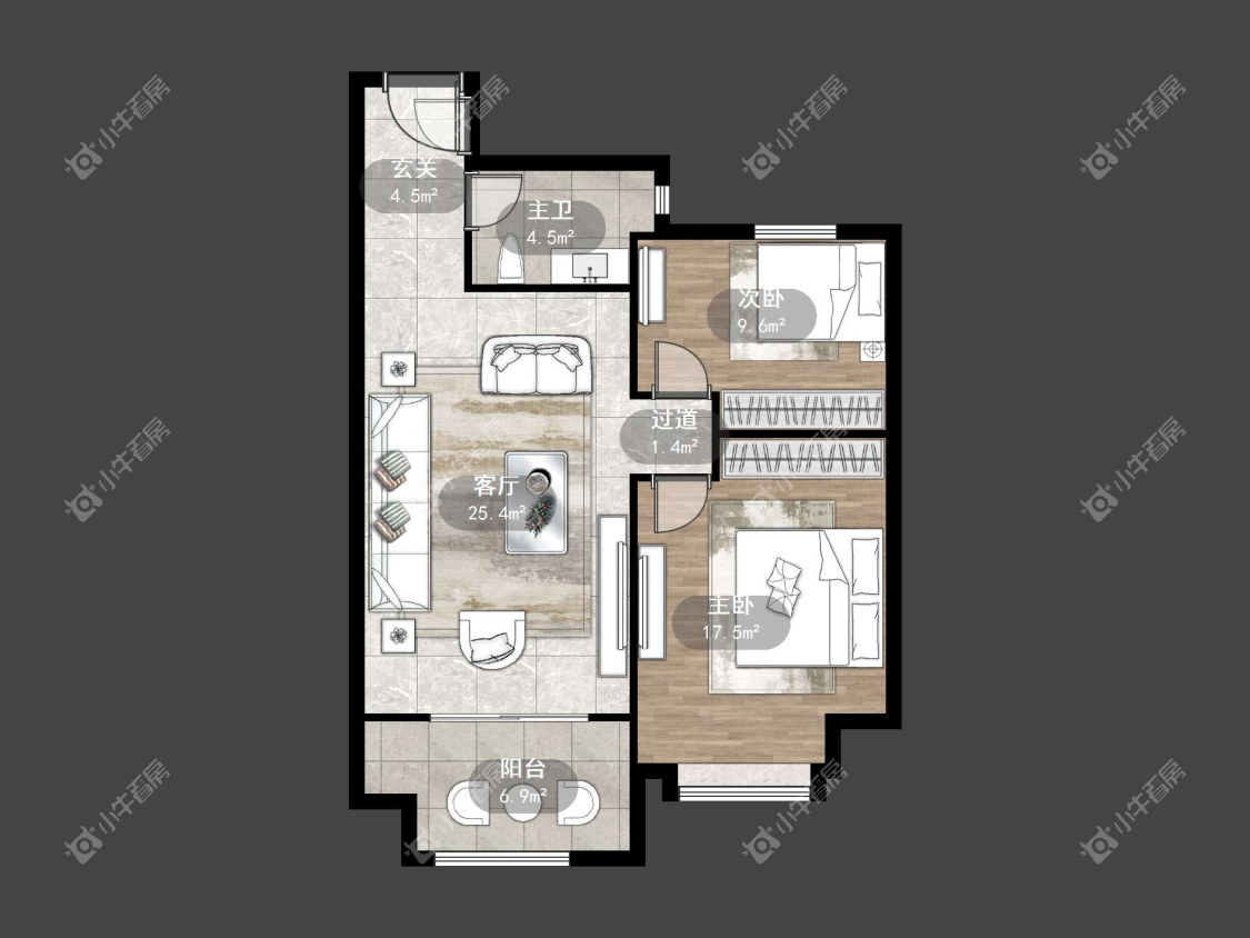 镇江上善雅苑在售二手房源户型图_小牛看房