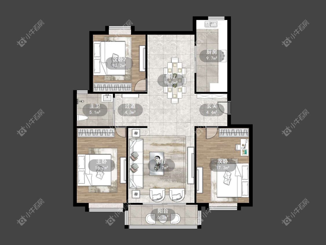 镇江开泰苑在售二手房源户型图_小牛看房