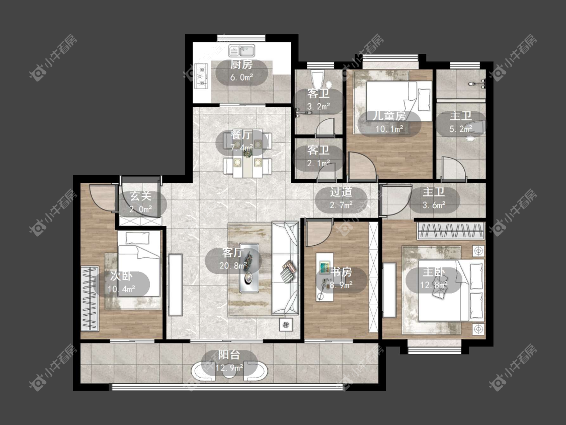 镇江凤林府在售二手房源户型图_小牛看房