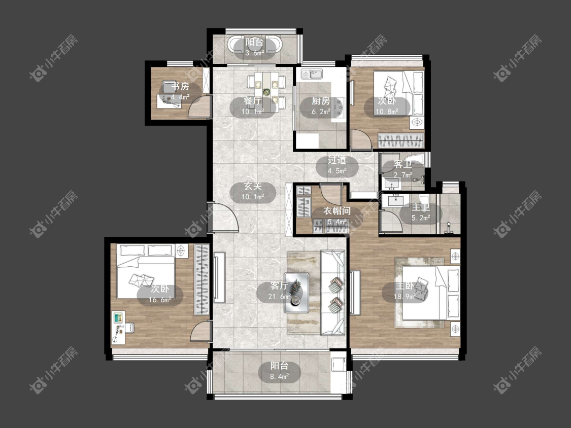 镇江碧桂园樾府在售二手房源户型图_小牛看房