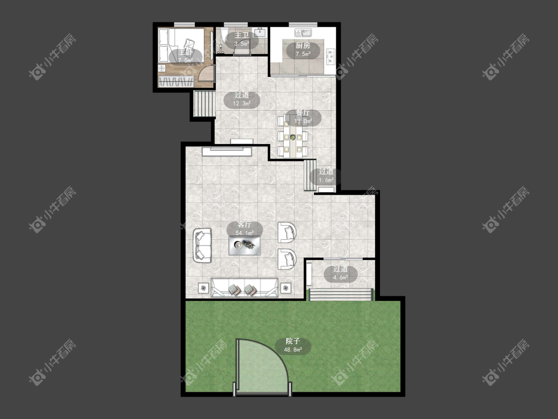 镇江东风中心村在售二手房源户型图_小牛看房