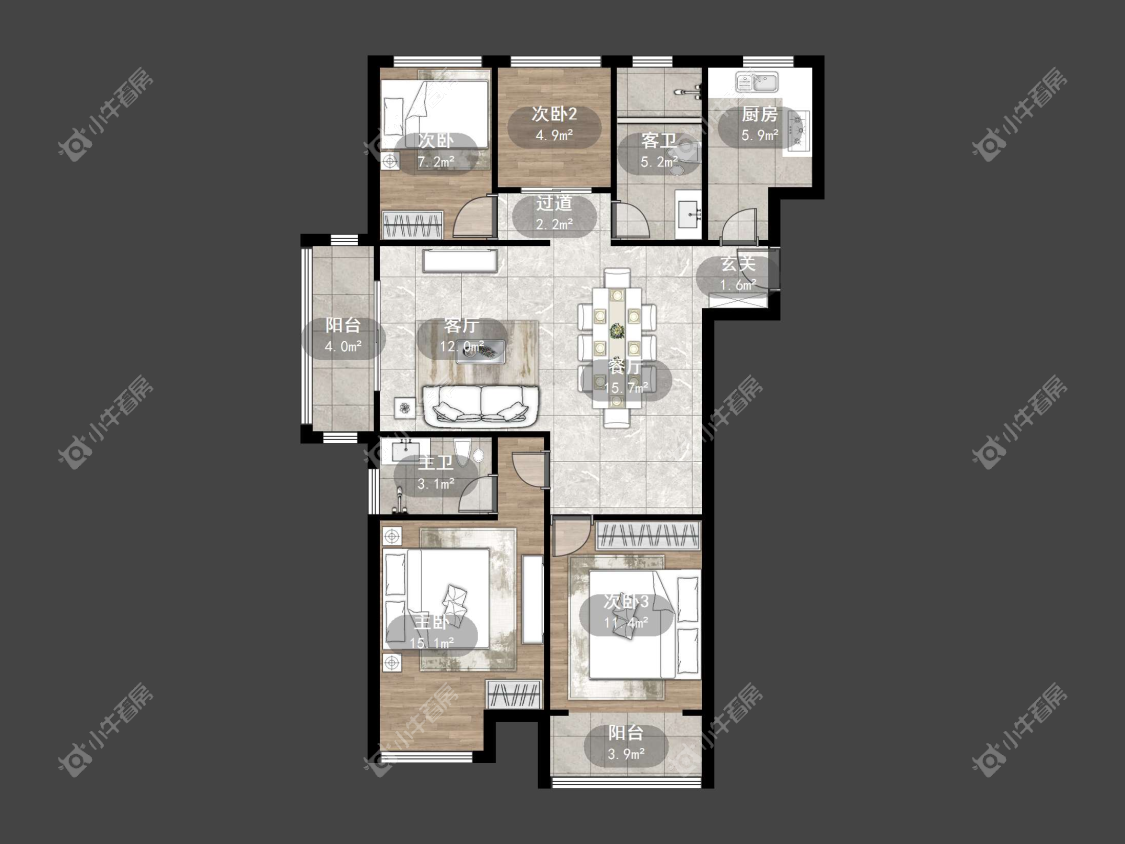 镇江美亚华悦在售二手房源_小牛看房