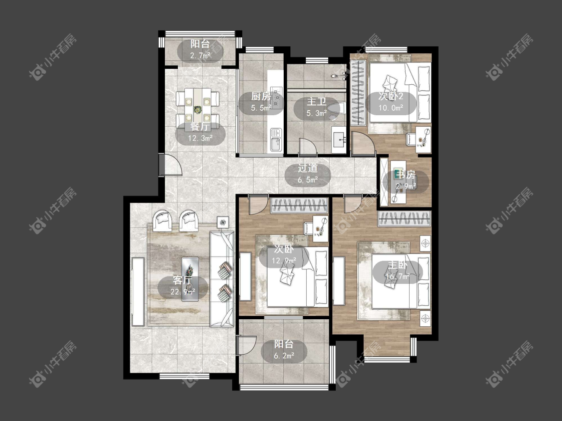 镇江新世纪花园（丹阳）在售二手房源户型图_小牛看房
