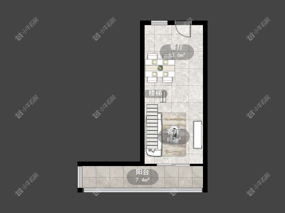 镇江贤桥公寓在售二手房源户型图_小牛看房