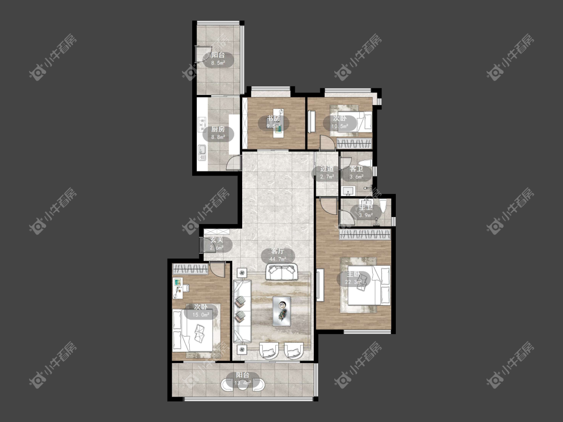 镇江碧桂园在售二手房源户型图_小牛看房