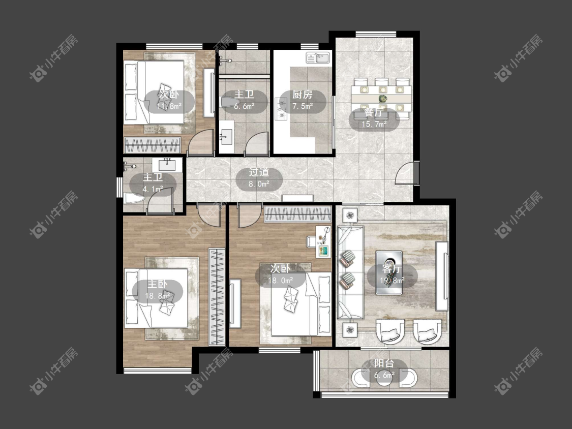 镇江新世纪花园（丹阳）在售二手房源户型图_小牛看房