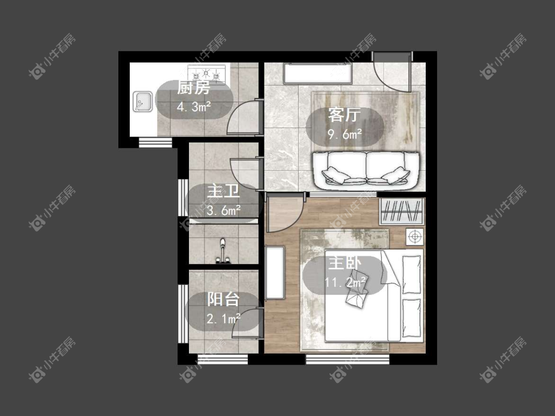 镇江粤港臻园在售二手房源户型图_小牛看房