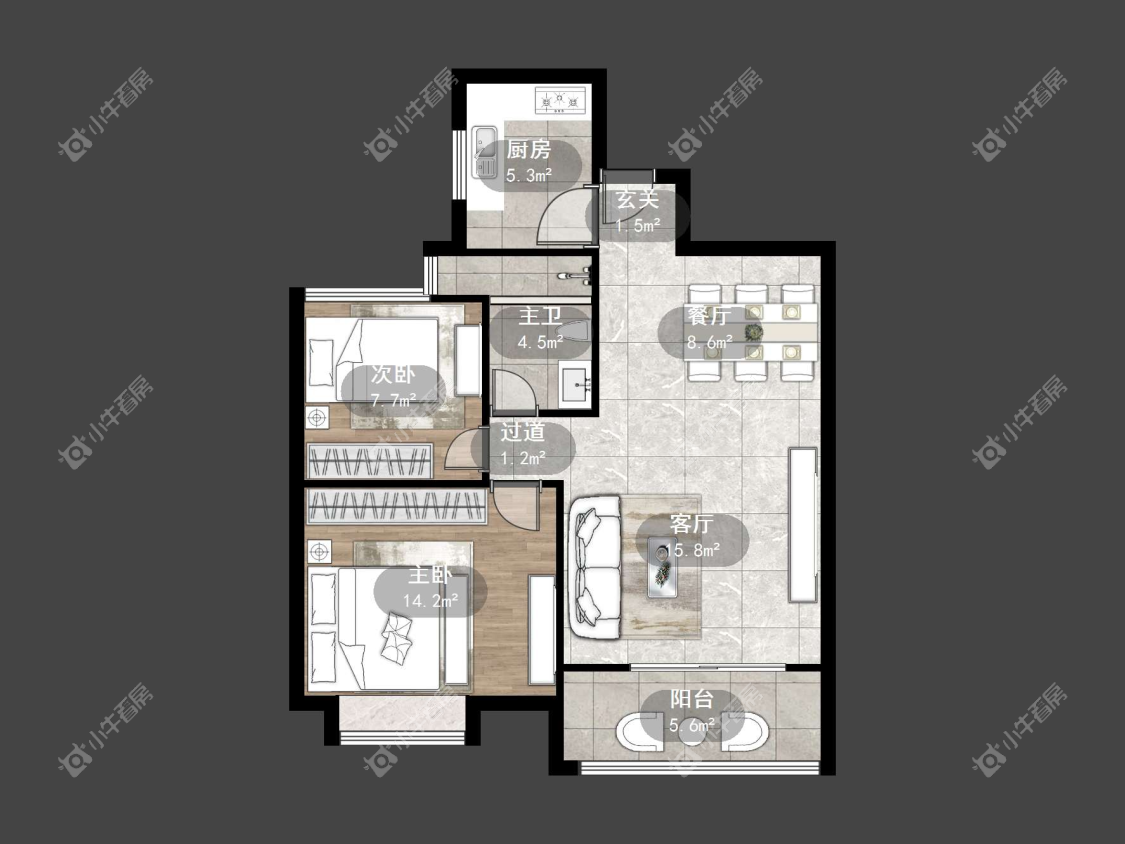 镇江大亚第一城在售二手房源户型图_小牛看房