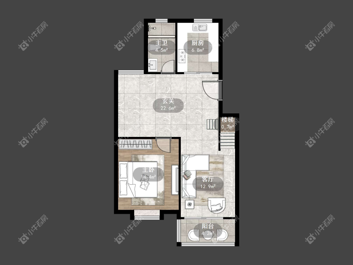 镇江新新家园在售二手房源户型图_小牛看房