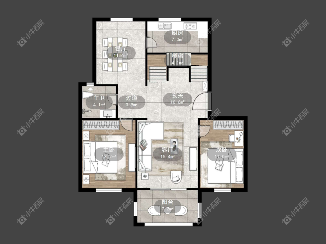 镇江御珑湾(丹阳)在售二手房源户型图_小牛看房