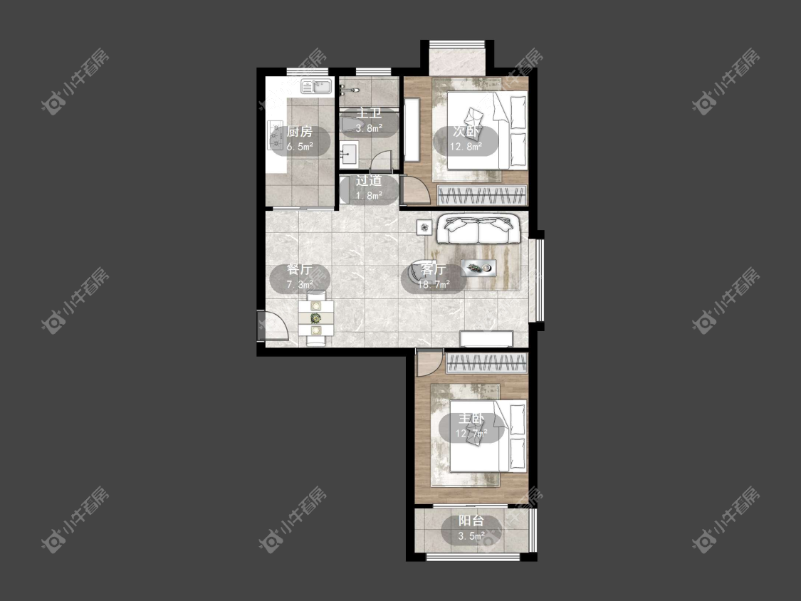 镇江金鼎城市花园在售二手房源户型图_小牛看房