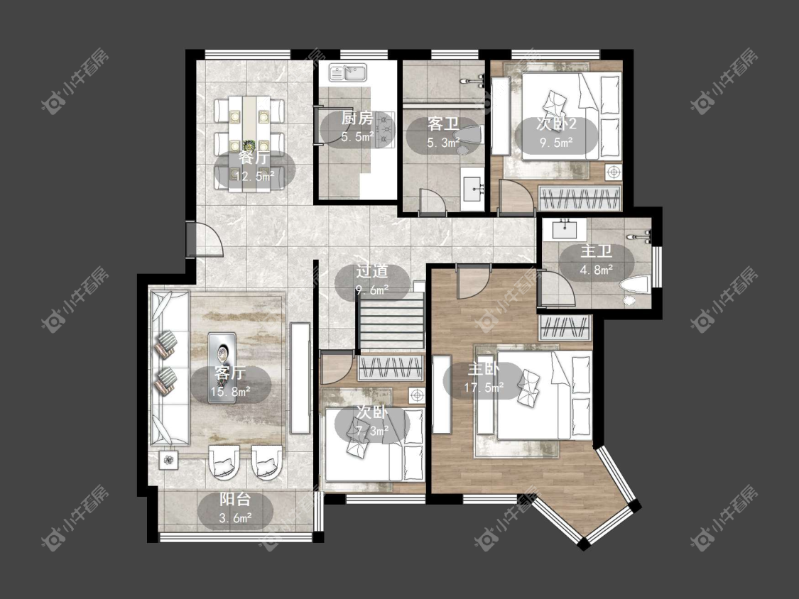 镇江缇香花园二期在售二手房源户型图_小牛看房