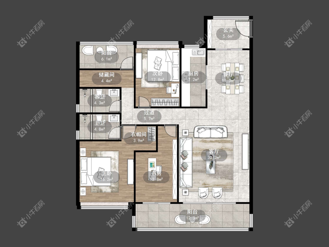 镇江凤熹台在售二手房源户型图_小牛看房