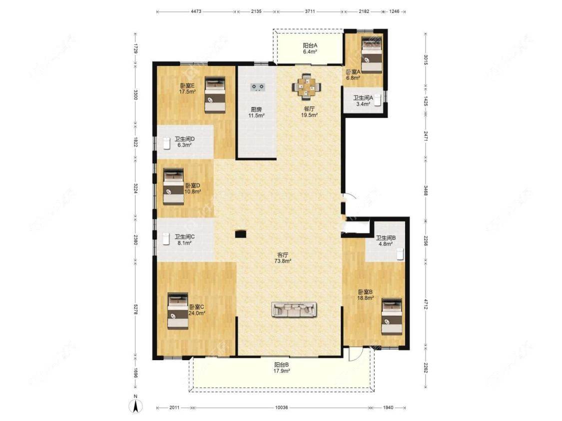 镇江天波城在售二手房源_小牛看房