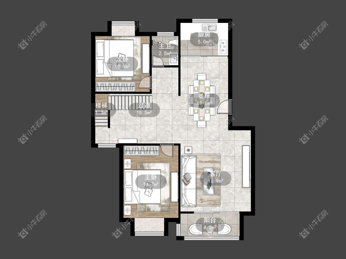 镇江普善人家在售二手房源户型图_小牛看房