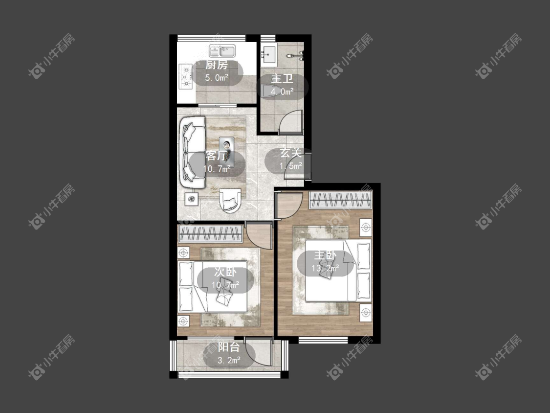 镇江海会新村在售二手房源户型图_小牛看房