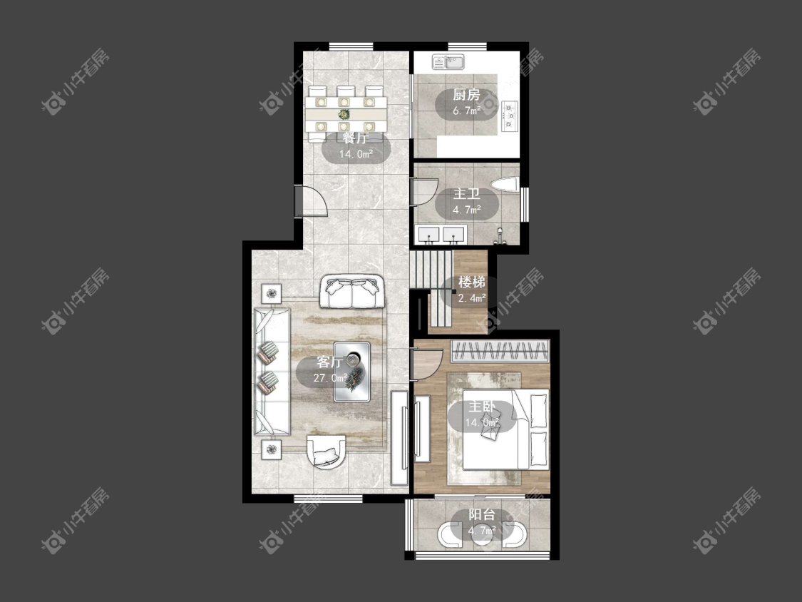 镇江新家园在售二手房源户型图_小牛看房