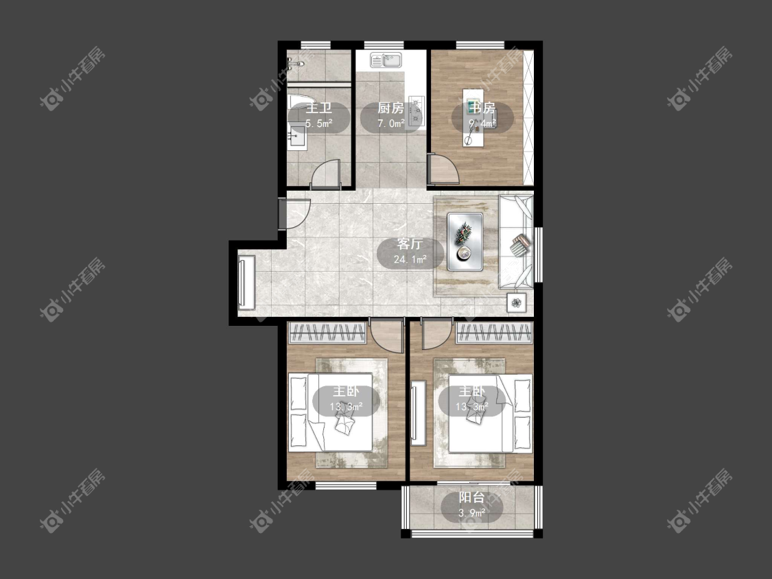 镇江迎春小区在售二手房源户型图_小牛看房