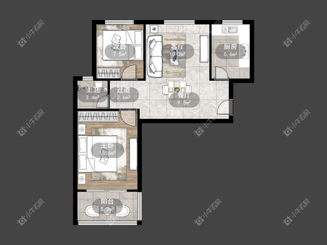 镇江嘉荟新城在售二手房源户型图_小牛看房