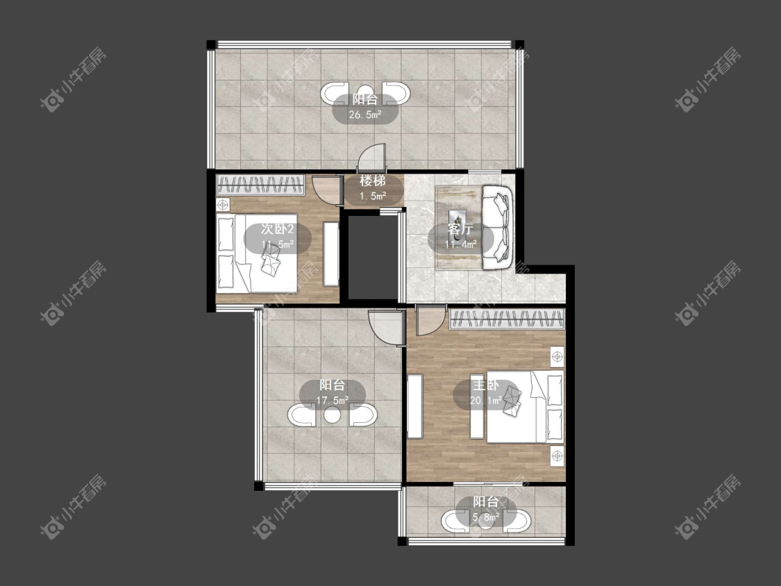 镇江东南新城在售二手房源户型图_小牛看房