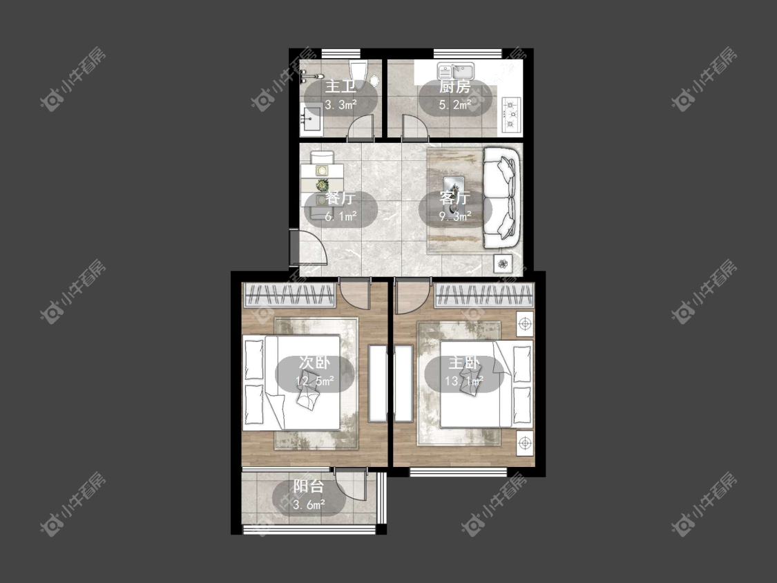 镇江丹化小区（城北小区）在售二手房源户型图_小牛看房