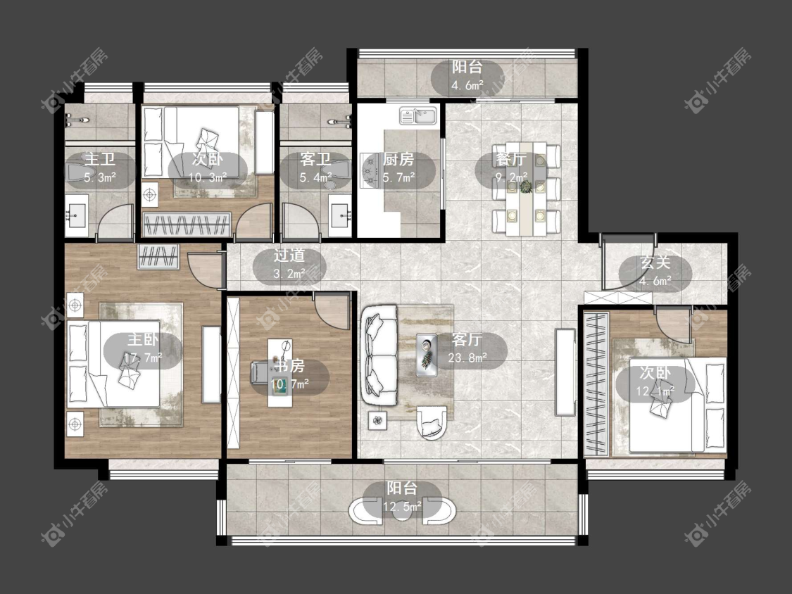 镇江凤熹台在售二手房源户型图_小牛看房