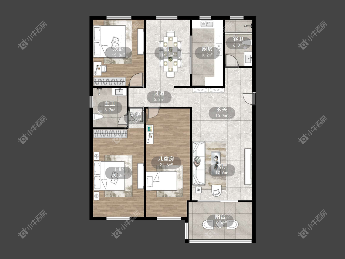 镇江城市绿洲在售二手房源户型图_小牛看房