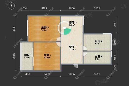 镇江凤凰新村在售二手房源室内图_小牛看房