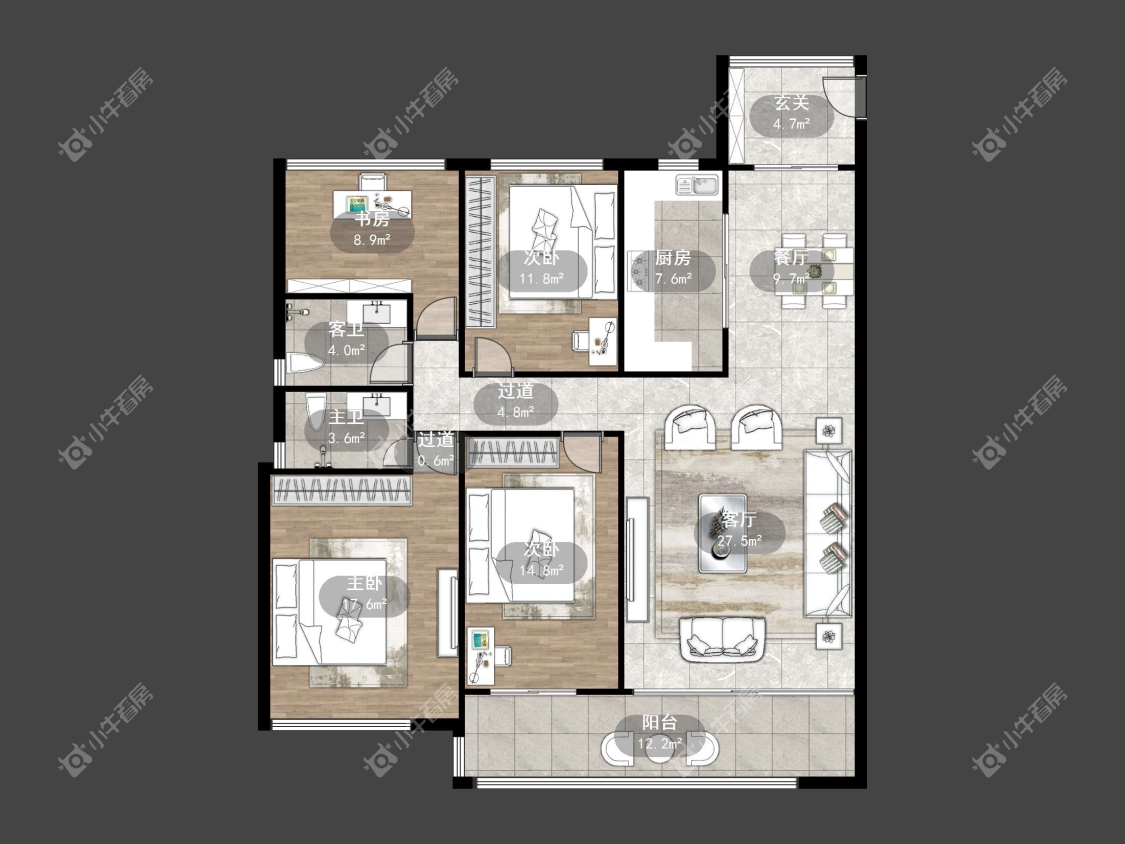 镇江凤熹台在售二手房源户型图_小牛看房