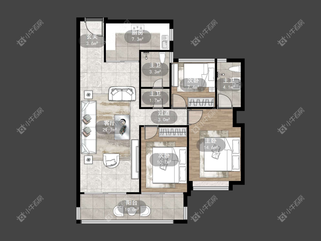 镇江凤熹台在售二手房源户型图_小牛看房