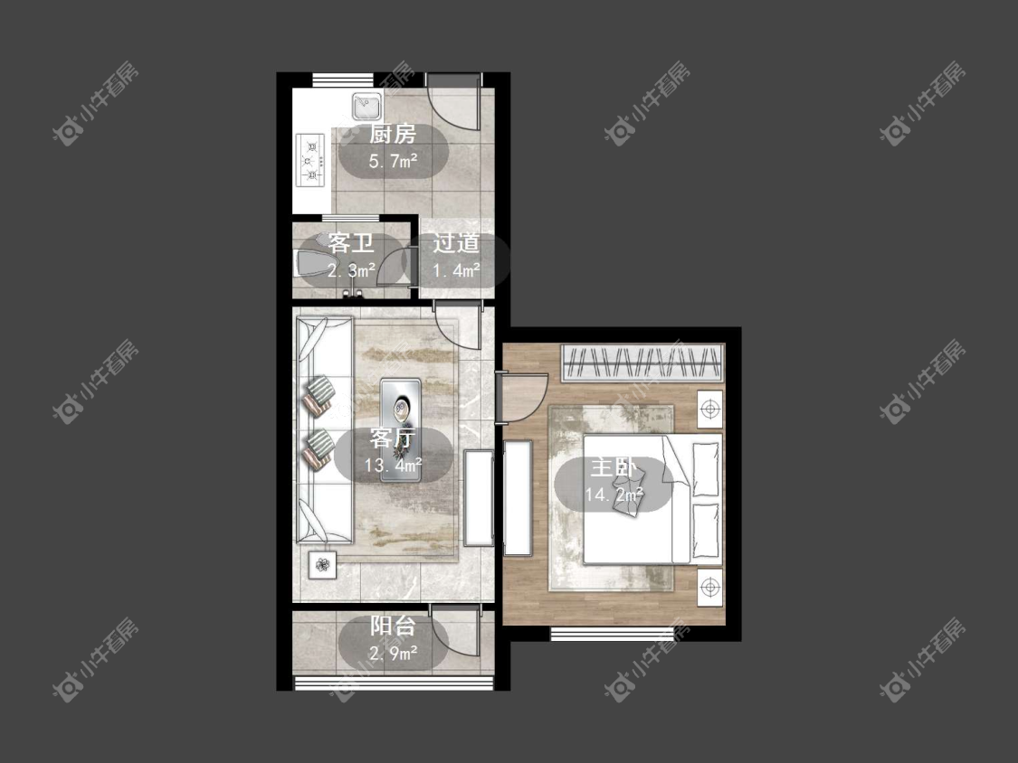 镇江河滨新村（丹阳）在售二手房源户型图_小牛看房