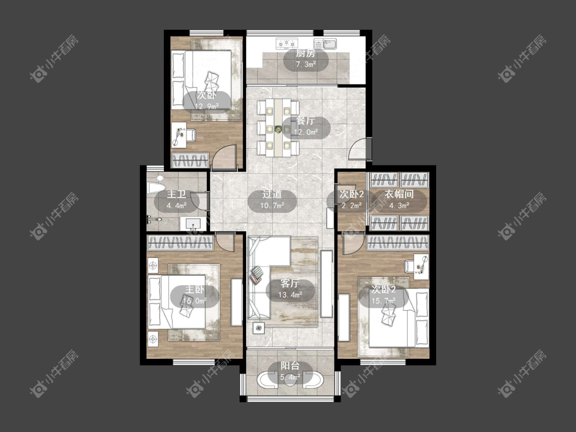 镇江景阳花园（丹阳）在售二手房源户型图_小牛看房
