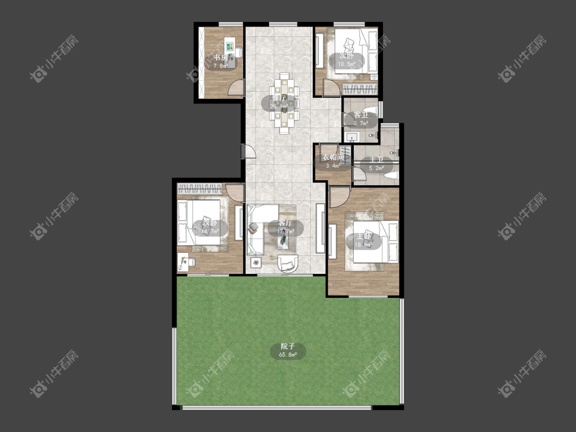 镇江天怡紫宸在售二手房源户型图_小牛看房