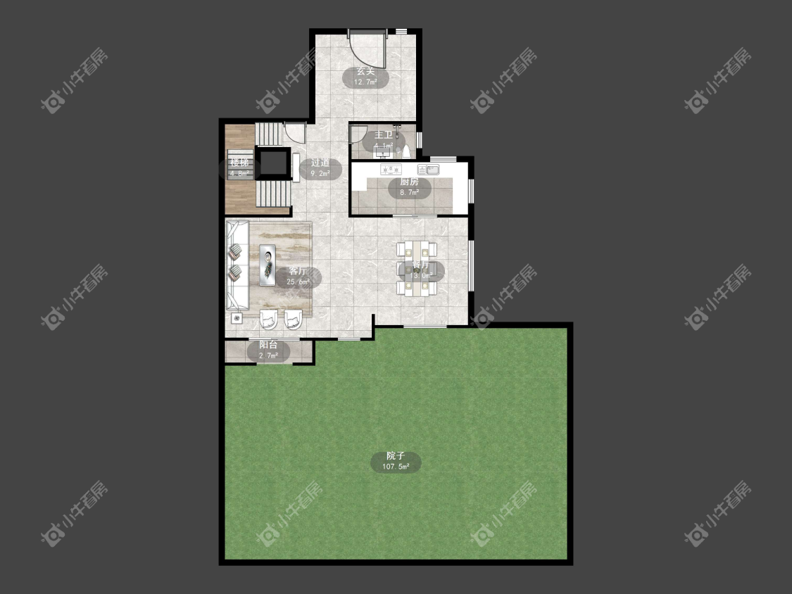 镇江大亚第一城别墅在售二手房源户型图_小牛看房