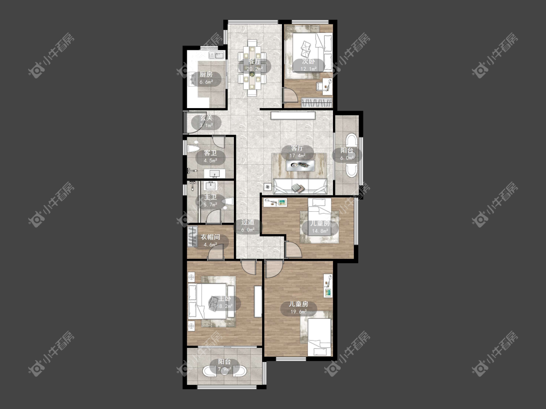 镇江御珑湾(丹阳)在售二手房源户型图_小牛看房