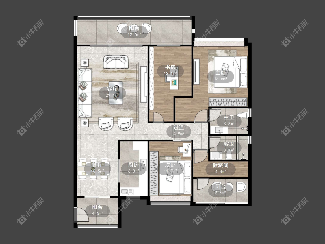 镇江凤熹台在售二手房源户型图_小牛看房