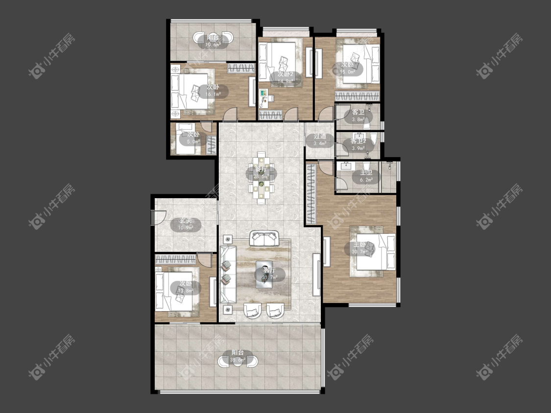 镇江碧桂园在售二手房源户型图_小牛看房