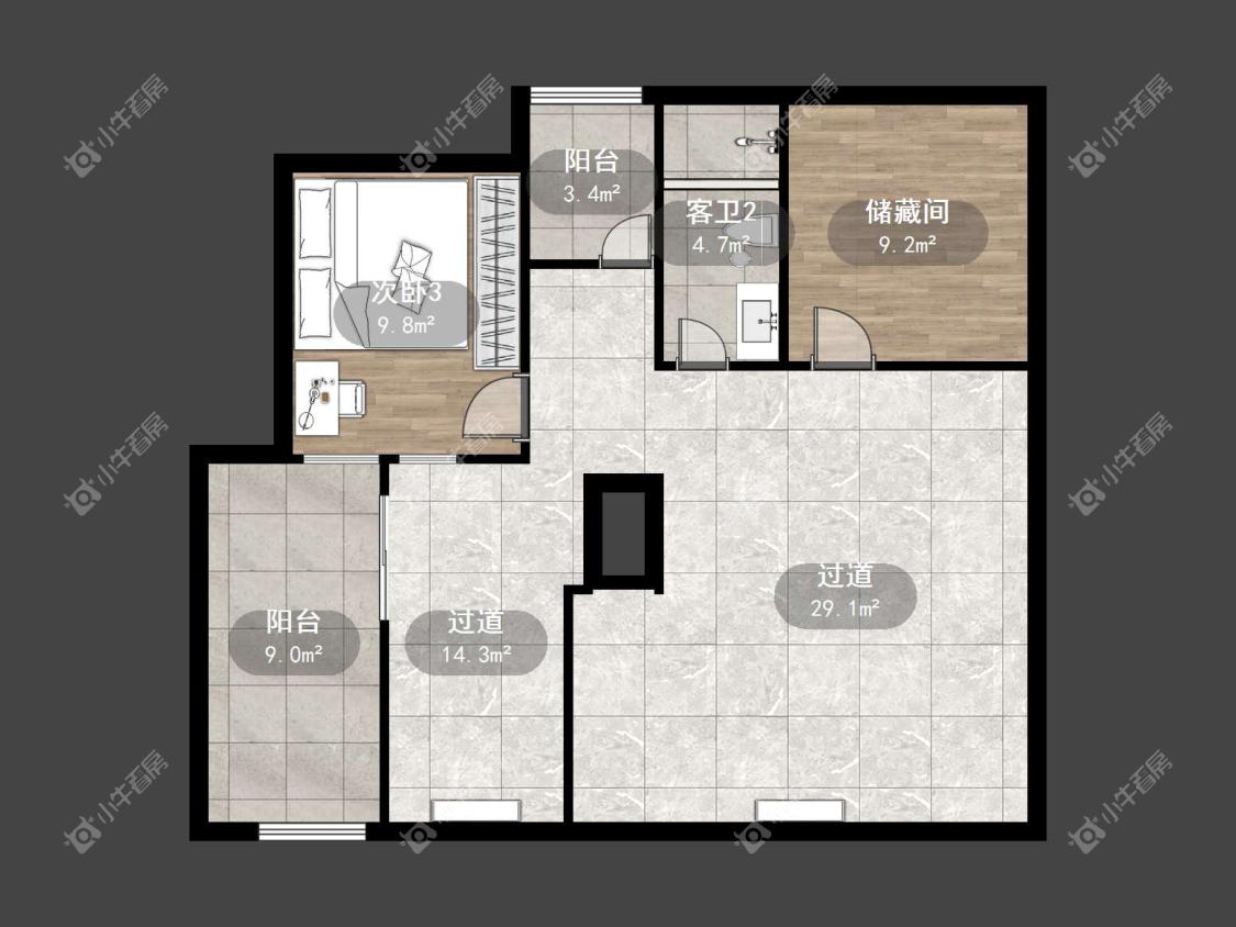 镇江缇香花园二期在售二手房源户型图_小牛看房