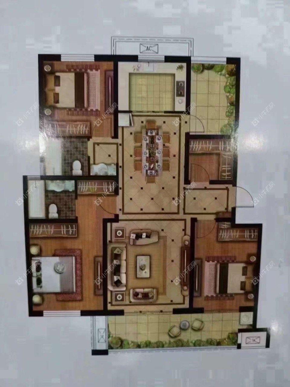 镇江和园在售二手房源户型图_小牛看房